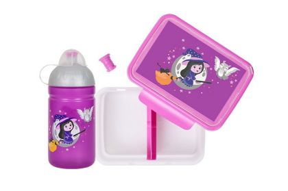 Zdravá lahev 0,5l a Zdravá sváča set Čarodějka