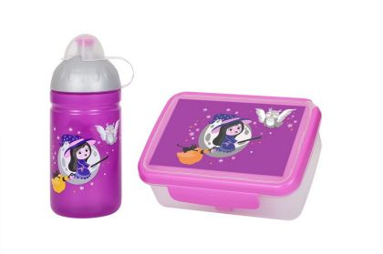 Zdravá lahev 0,5l a Zdravá sváča set Čarodějka