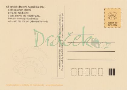 Pohlednice Kůň běžící