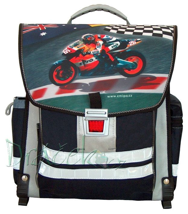 Školní aktovka EMIPO NEW LINE 02 Elegant Moto Epso