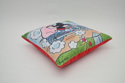 Polštář 30x30cm, Mikeš motorka