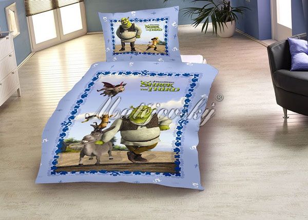 Dětské povlečení Shrek modrý velké