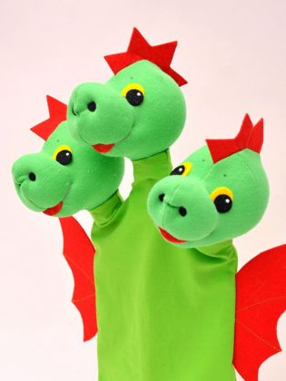 Maňásek Drak tříhlavý