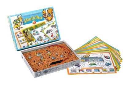 Svoboda, Školička 3 společenská hra na baterie v krabici 22x16x3cm