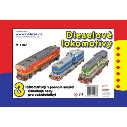 Vystřihovánky Dieselové lokomotivy