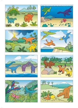 Začínáme vystřihovat - Dinosauři