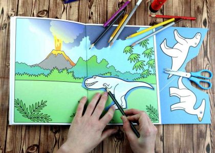 Začínáme vystřihovat - Dinosauři