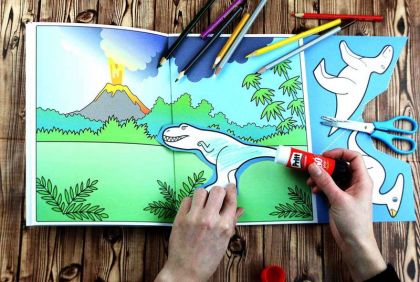 Začínáme vystřihovat - Dinosauři