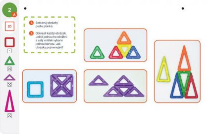 Karty Magformers Geometrie 1