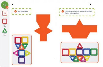 Karty Magformers Geometrie 1