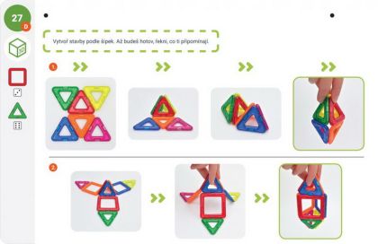 Karty Magformers Geometrie 1
