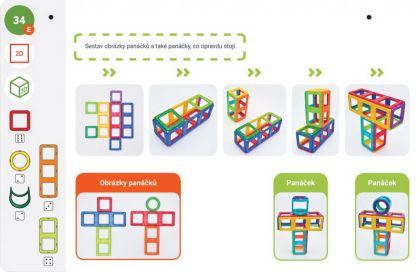 Karty Magformers Geometrie 1