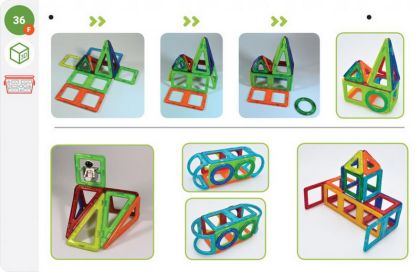 Karty Magformers Geometrie 1