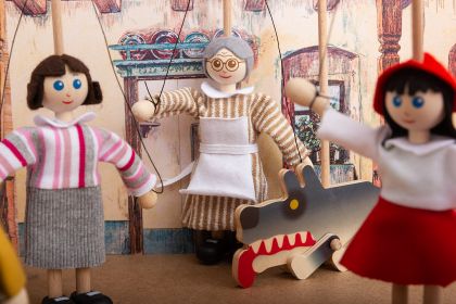 Loutkové divadlo Mašek - 3 pohádky Červená karkulka, Hrnečku vař a Perníková chaloupka