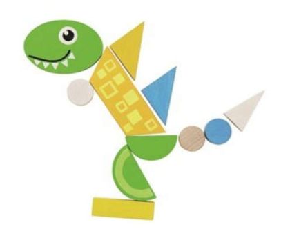 Magnetické puzzle Dino