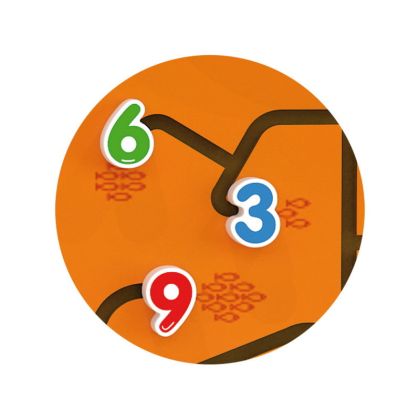 VIGA, Dřevěná nástěnná hra - čísla