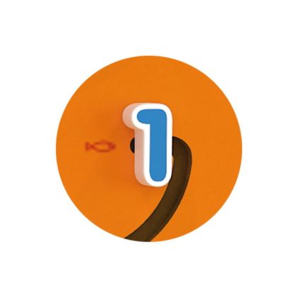 VIGA, Dřevěná nástěnná hra - čísla