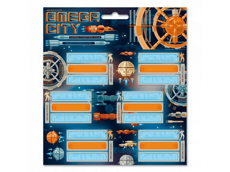 Ars Una Jmenovky na sešity Omega City