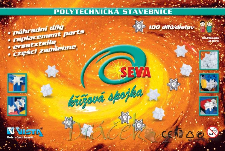 Stavebnice Seva křížová spojka