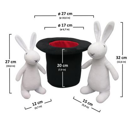 MÚ Brno, Bob a Bobek v klobouku - plyšové figurky 32cm a 27cm