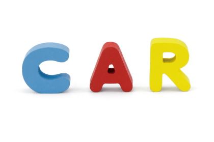 VIGA, Dřevěná vkládačka - písmena