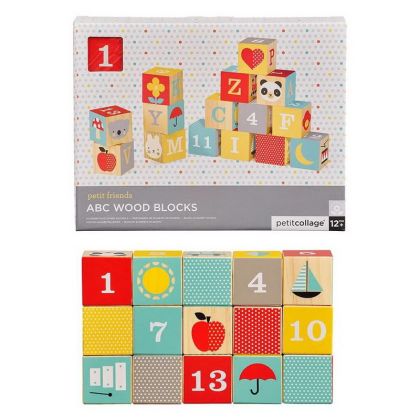 Petitcollage Dřevěné kostky ABC