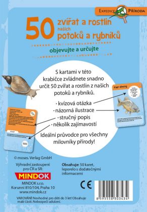 Mindok,  Expedice příroda: 50 zvířat a rostlin potoků