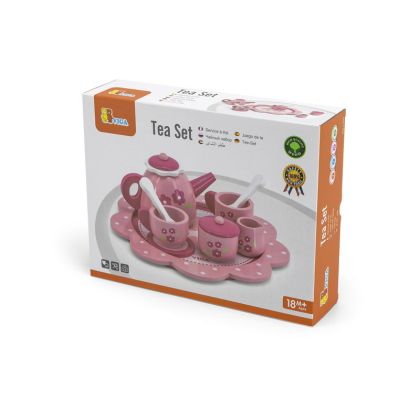 VIGA, Dřevěný čajový set s tácem
