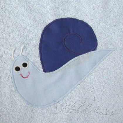 Ručník do školky modrý