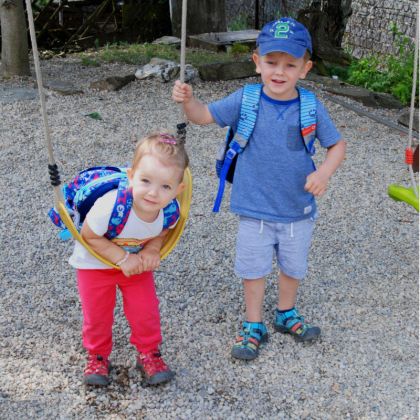 Dětský batoh Topgal Baby CHI 839 D Blue