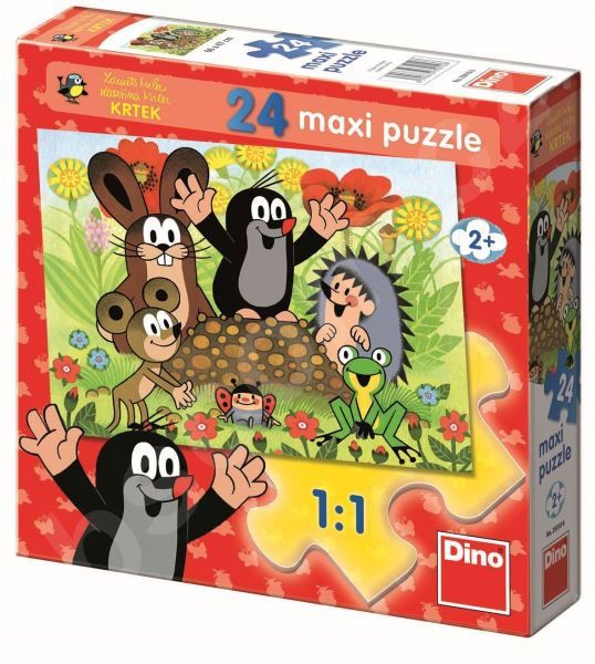 24 ks Maxi puzzle Krtek na krtině