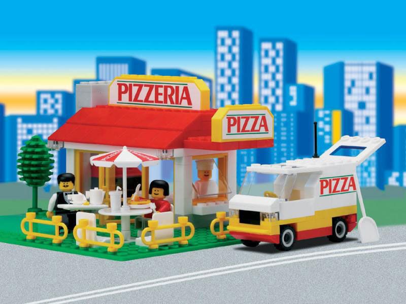 Stavebnice Cheva 23 Pizzerie plast 173ks