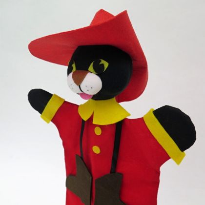 Kocour v botách 30 cm, maňásek