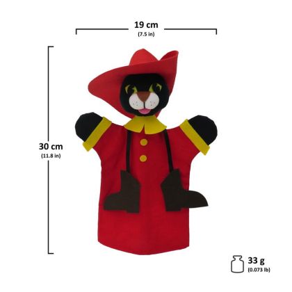 Kocour v botách 30 cm, maňásek