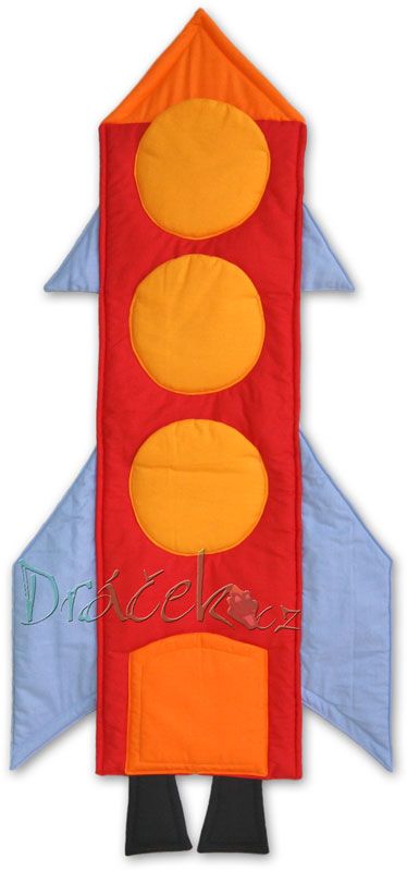 Kapsář za postel Raketa 55x120cm
