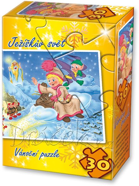 Puzzle Ježíškův svět, 30 dílků