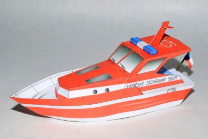 Vystřihovánky - rychlé čluny