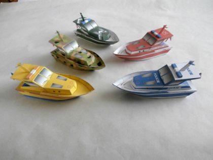 Vystřihovánky - rychlé čluny