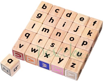 Wonderworld, Dřevěné ABC kostky