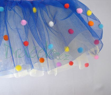 Tylová baletní sukně Lentilka vel. M (6-10 let)