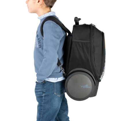 Školní a cestovní batoh na kolečkách Nikidom Roller UP Bloom  XL (27l)