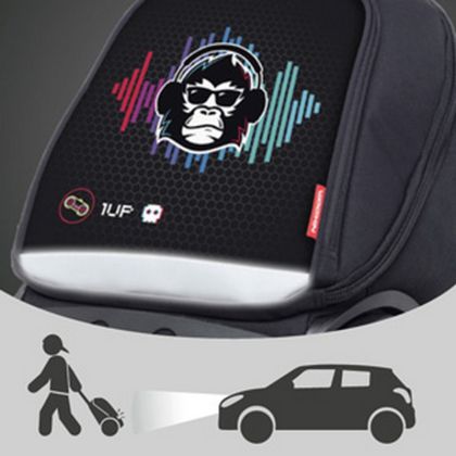 Školní a cestovní batoh na kolečkách Nikidom Roller UP Bloom  XL (27l)