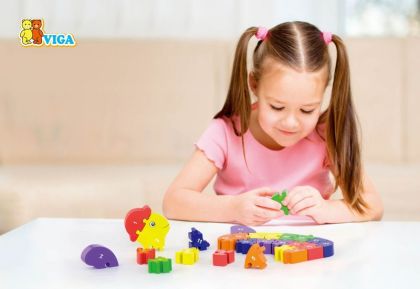 VIGA, 3D Puzzle - Želva s písmenky