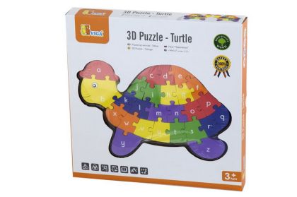 VIGA, 3D Puzzle - Želva s písmenky