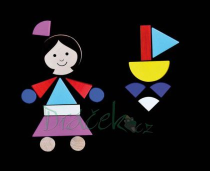 Detoa Magnetické puzzle Děti