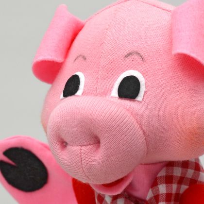 Maňásek Prasátko červené