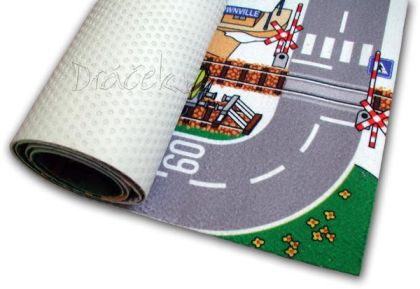 Hrací podložka Zimní město s tunely 80x120