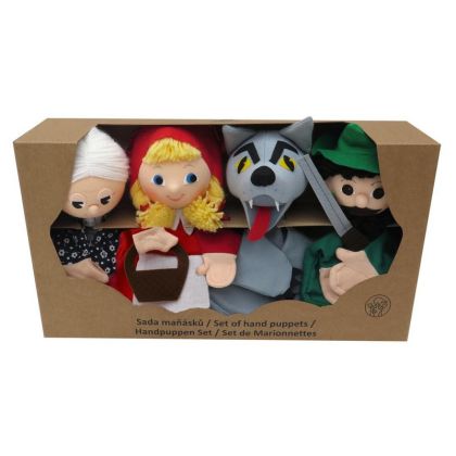 Krabička maňásků-Červená karkulka