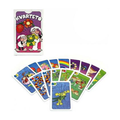 Bonaparte Kvarteto Pojď s námi do pohádky společenská hra - karty v papírové krabičce 6x9x1,5cm