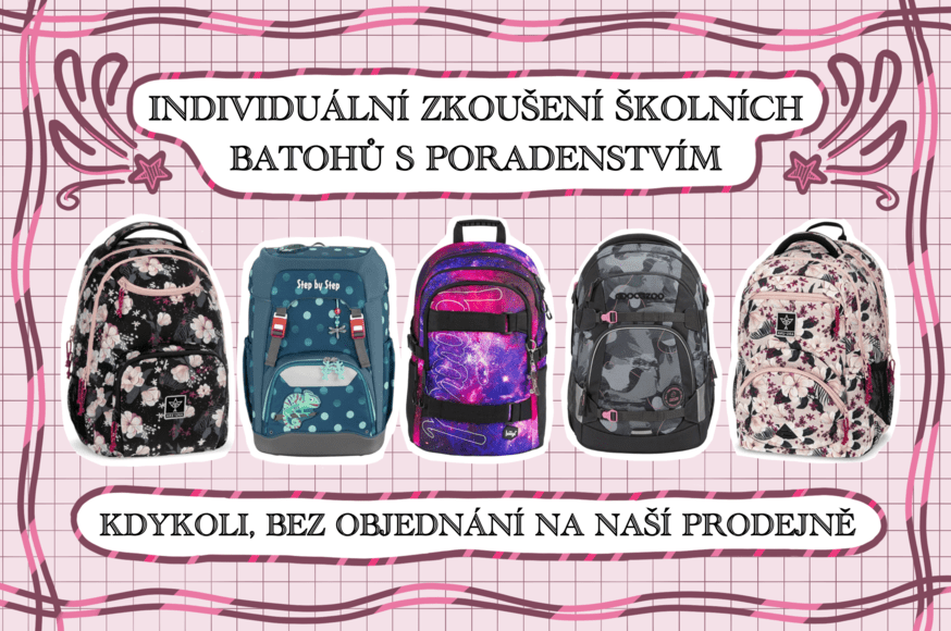 Prodejna s největším výběrem školních batohů v Praze a odborným poradenstvím
